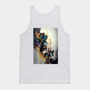 Orchid Opulence - Abstract Alcohol Ink Resin Art Tank Top